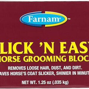 Farnam Slick 'N Easy Horse Grooming Block